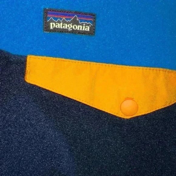 Patagonia Synchilla Fleece Pullover Blue Black XXL Youth - Picture 5 of 13